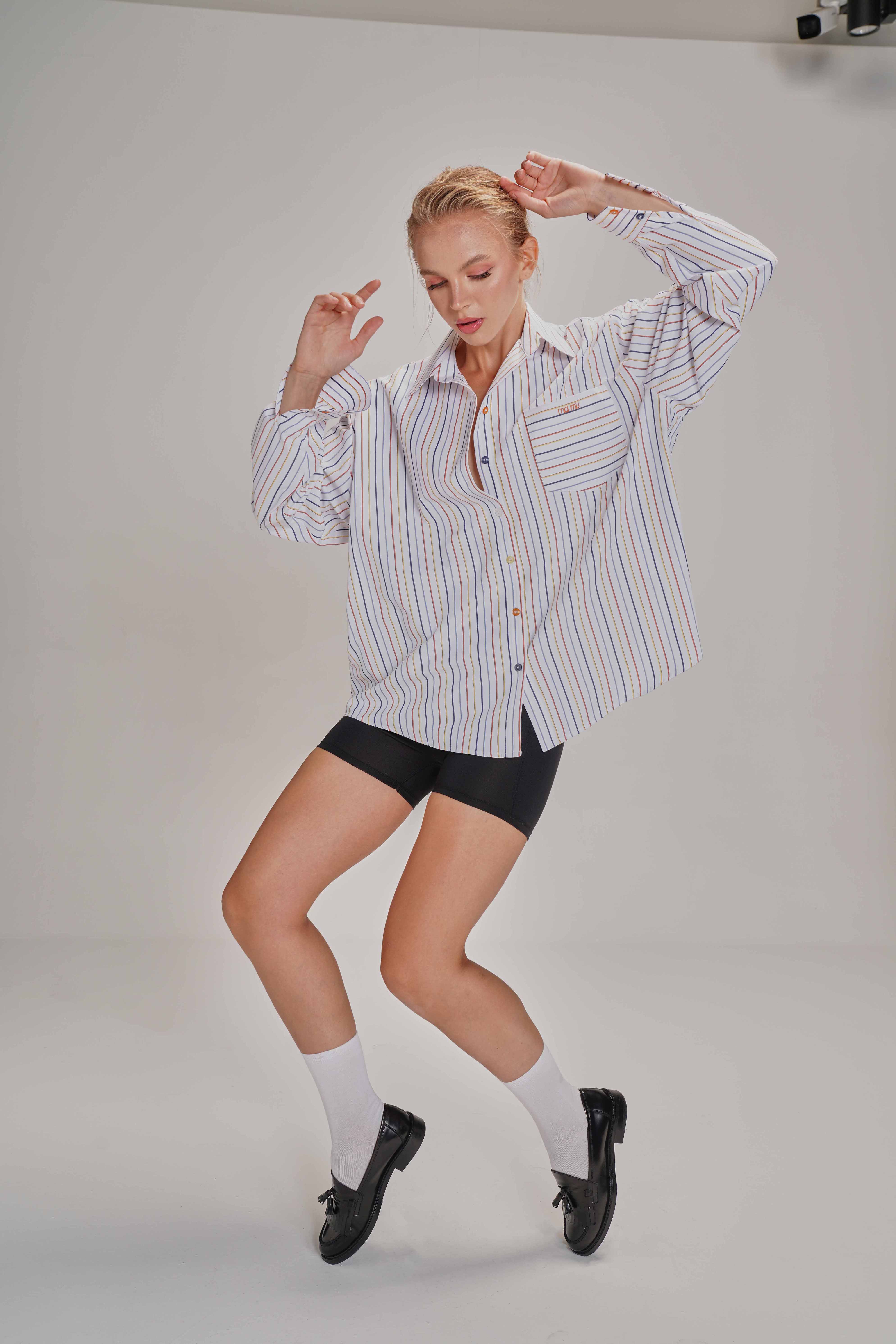 Mamu Çizgili Gömlek