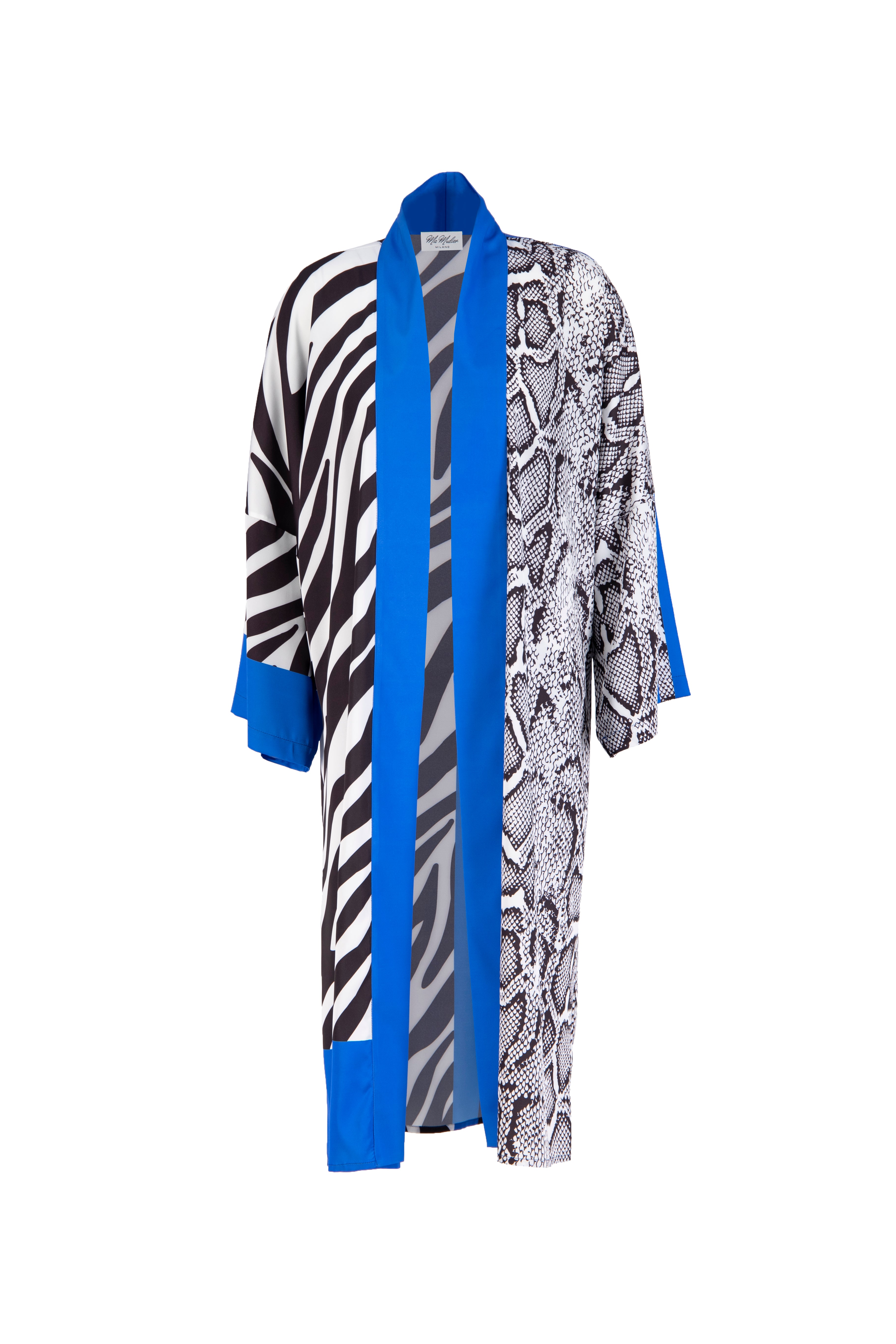 Zebra Desenli Kimono