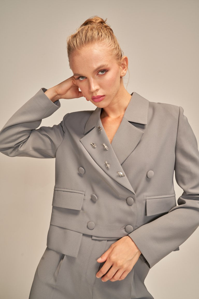 Ellie Aksesuar Detaylı Ceket