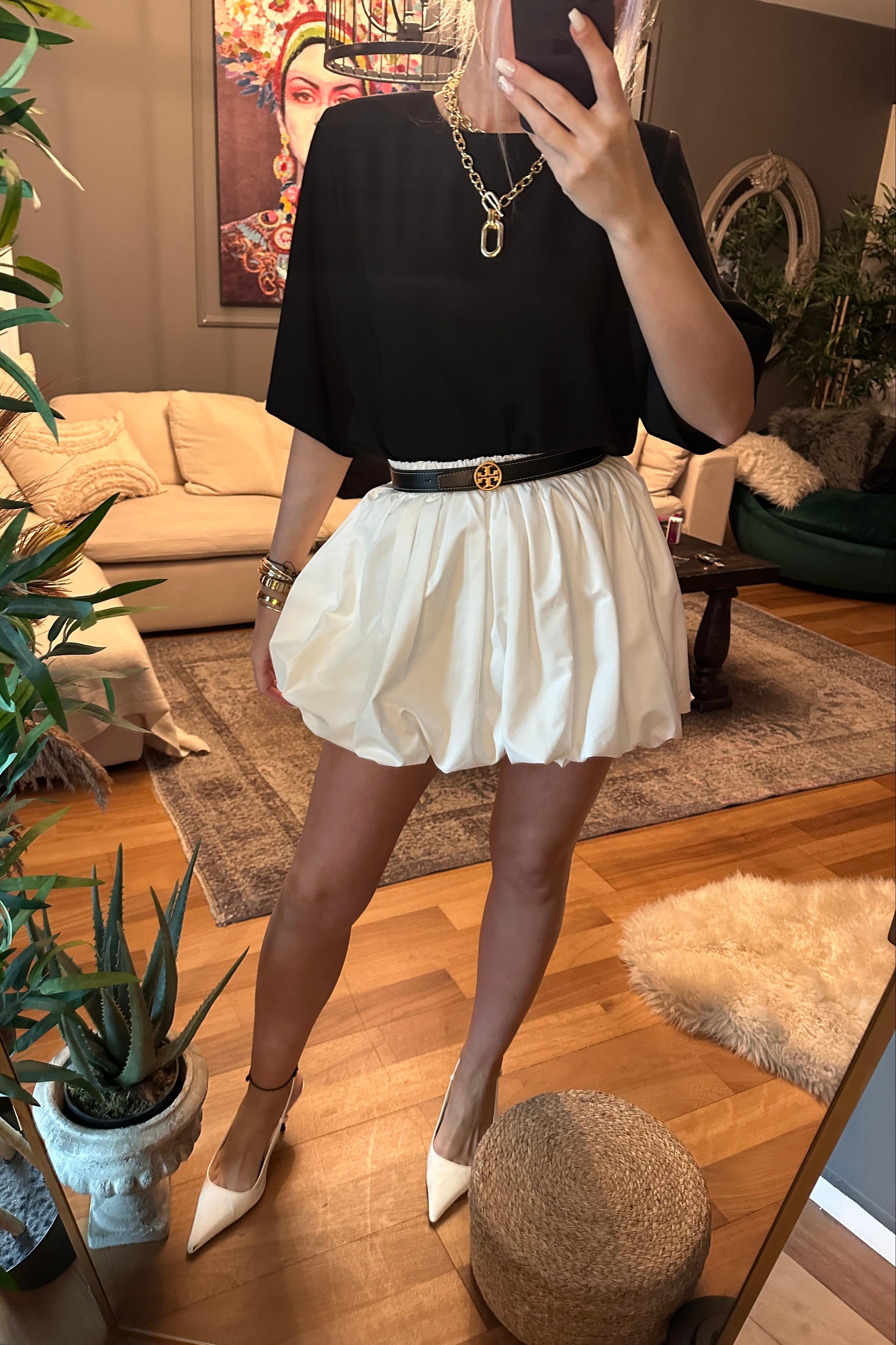 Mini Balloon Skirt
