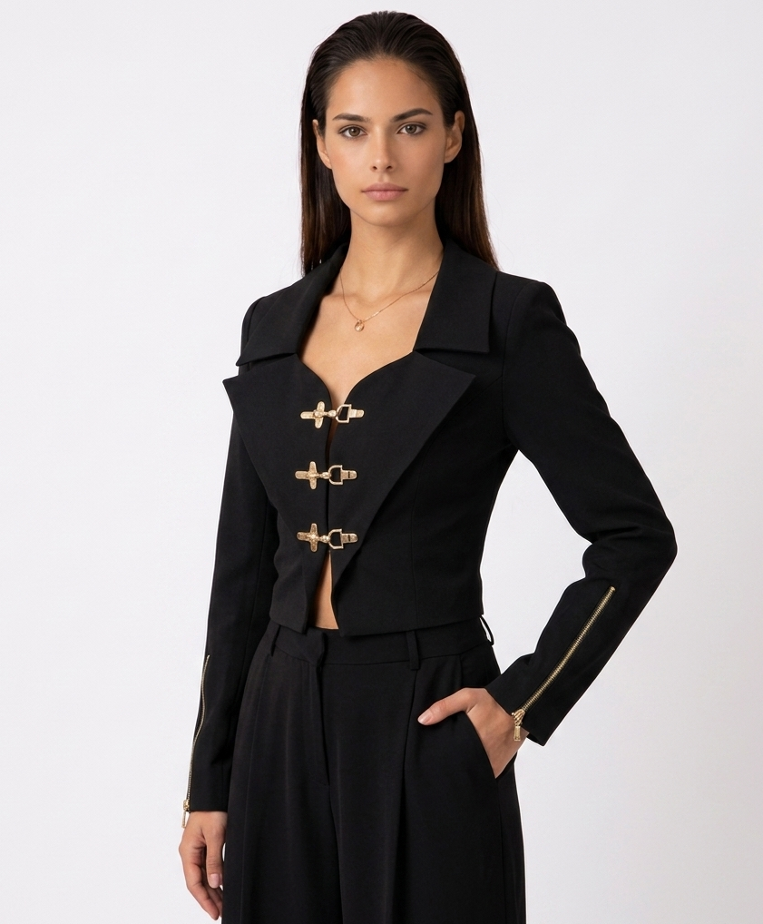 Hook Crop Blazer