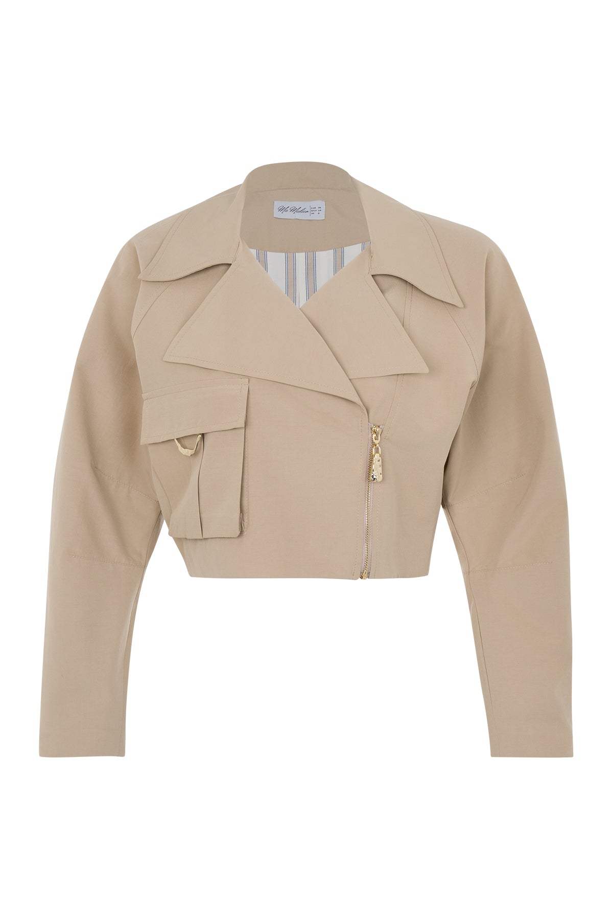 Masca Kısa Bej Trench